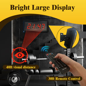 <span class=keywords><strong>Cronómetro</strong></span> LED de 4 Dígitos con Control Remoto, para Competencias Escolares, Juegos de Respuesta Rápida, con Botón Seleccionable - Product Image 5