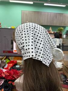 Viviblook Z314AS04 Bandeau élastique à pois pour femme, accessoire de mode pour cheveux, idéal pour le sport et le fitness - Product Image 3