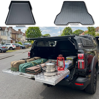 Plateau coulissant universel en aluminium robuste pour benne de camion, tiroir coulissant à pousser et tirer pour Toyota Tacoma, Ford F150, Nissan D-Max, GMC, RAM
