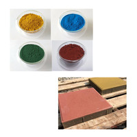 Pigment inbiologique en poudre, 130 de oxyde de fer rouge et jaune, à vente