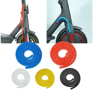 Superbsail Escooter Frame Guard Line tubo del freno copertura di protezione in Silicone per M365 PRO MAX G30 scooter elettrici tubo di avvolgimento