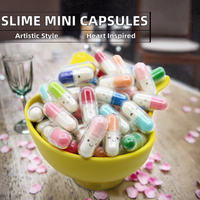 Figurine en résine souriante colorée, breloques 3D en forme de pilules et capsules, mini pilules décoratives, artisanat fait main, cadeau d'affaires, bijoux DIY pour boucles d'oreilles