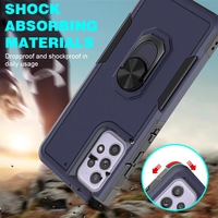 Coque de protection antichoc 2-en-1 en TPU+PC de haute qualité avec béquille pour A52 5G A16 A26 A36 A56 AS