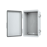 Boîte à interrupteurs extérieure étanche en ABS avec couvercle transparent et charnières, boîte électrique étanche IP67