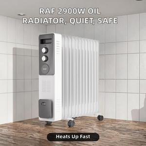 <span class=keywords><strong>Radiateur</strong></span> à bain d'huile 2900W, chauffage rapide, modèle de bureau, cinq niveaux de réglage, chauffage de toute la pièce, fonctionnement silencieux, protection contre la surchauffe - Product Image 2