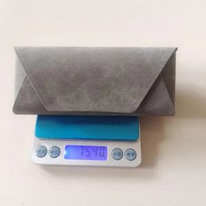 送料無料ロゴ二重壁ベルベット手作りメガネレザーケース - Product Image 6