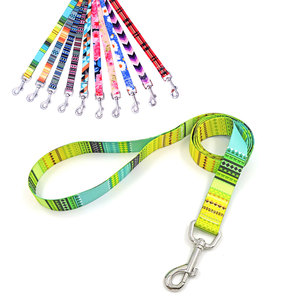 Geometric Pattern Polyester <b>Dog</b> <b>Leash</b> Durable Tribal Style All Seasons for <b>Dogs</b> - Product Image 1