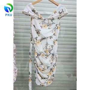 Vestido Maxi Estampado de Playa Sheines, Colores Mezclados, Cuello en V, Vestido Informal para <span class=keywords><strong>Mujer</strong></span>, Marca PKU - Product Image 1