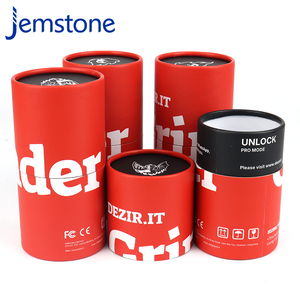 Boîte d'emballage cylindrique en carton kraft pour capsules de gel alimentaire à base de plantes, design personnalisé, recyclable, tube en papier pour poudre de protéines - Product Image 4