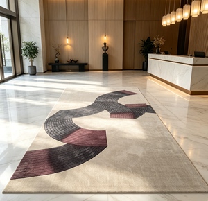 Tappeto in <span class=keywords><strong>Lana</strong></span> Naturale Annodato <span class=keywords><strong>a</strong></span> <span class=keywords><strong>Mano</strong></span>, Personalizzabile con Colori Abbinati per Villa, Hotel, Soggiorno - Product Image 1