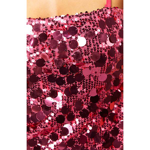Manni personnalisé Chic sans bretelles Mini paillettes licou robe motif imprimé décoré antistatique fête robe de danse - Product Image 2