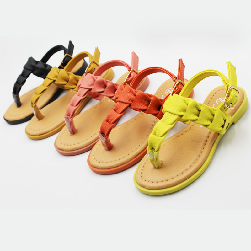 Zapatos al por mayor para niñas de 12 años, sandalias Modernas y
