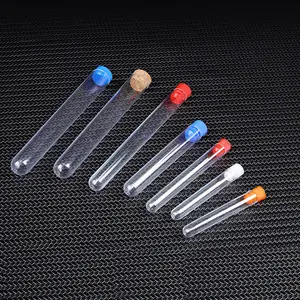 Laboratory Tube Test tube 3/5/7/10/15/30 ml Plastic Glass test tube with Screw Cap