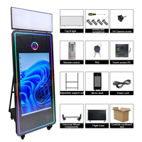 Cabina de Fotos con Pantalla Táctil LCD de 43 Pulgadas, Última Tendencia, Cabina de Fotos con Espejo DSLR para Selfies, con Opción de Cámara e Impresora