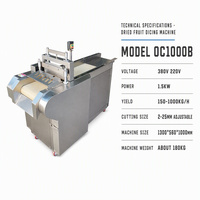 380V 220V 1,5KW 150-1000KG/H 2-25MM RVS Commerciële Fruit Snijmachine
