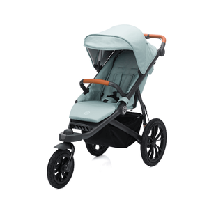 Poussette de luxe pour bébé à 3 roues, poussettes pour bébé et nourrisson, utilisation <span class=keywords><strong>en</strong></span> <span class=keywords><strong>voyage</strong></span>, avec grandes roues, système de freinage double, tricycle, poussette - Product Image 6