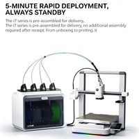 Printer 3D SPARKX I7 Desktop Pencetakan Multi-warna untuk Penggunaan di Rumah, Peningkatan Baru untuk Pelajar, Pencetakan Cepat, Perataan Otomatis