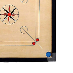 Plateau <span class=keywords><strong>de</strong></span> Carrom en Bois <span class=keywords><strong>de</strong></span> Haute Qualité <span class=keywords><strong>de</strong></span> 42 Pouces Personnalisé, Jeu Durable pour l'Intérieur et l'Extérieur, Idéal pour la Maison et le Divertissement - Product Image 3