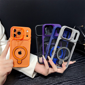 Coques de téléphone magnétiques Lichicase avec support métallique pour iPhone 17, 17 Pro, 17 Pro Max, 17 Air – Étui transparent - Product Image 5