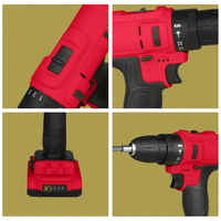 Perceuses à batterie Li-ion professionnelles 18V 20V, perceuses à main, mandrin de 10 mm, 2 vitesses mécaniques, tournevis sans fil, ensemble de perceuses