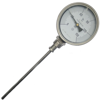 Série WSS, jauge de température bimétallique industrielle en acier inoxydable, contrôleur numérique, protection IP55, précision 1C, OEM