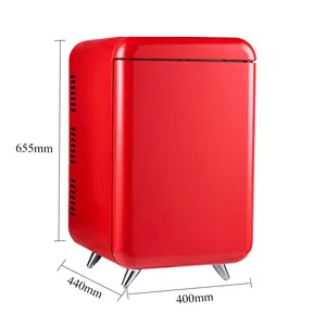 XC-45F Single Solid Plastic Door Retro Refrigerator Absorption Cooling Hotel Mini Bar Fridge Optional Color Fridge Hotel