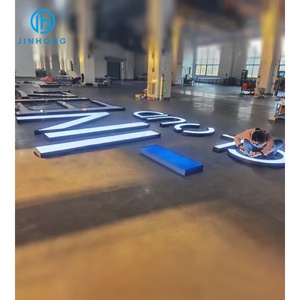 Bên ngoài biểu tượng dẫn đăng ký 3D thép không gỉ thư ký ngoài trời 3D Acrylic thư ký Máy làm nhà sản xuất - Product Image 3