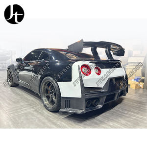 2024 Nismoสไตล์คาร์บอนไฟเบอร์ด้านหน้าด้านหลังกันชนด้านข้างกระโปรงด้านหลังสปอยเลอร์สําหรับNissan GTR R35 2008-2016 Body Kit - Product Image 3