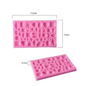 Gemstone <b>Silicone</b> Mold Fondant <b>Silicone</b> Mold Chocolate Bar Mold <b>Silicone</b> Molds For Decoration DIY Jewelry Mold - Product Image 4