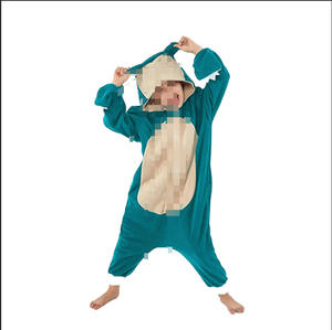 Pijama Enterizo de Franela Polar para Adultos, Ropa de Casa Universal para Jóvenes y Parejas, Mono Azul con Dibujos Animados - Product Image 2