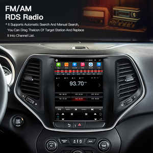 Autoradio GPS Navigation Multimédia Lecteur Vidéo STWEI Android14 pour Jeep Cherokee 5 KL 2014-2018 Style Écran Tesla Carplay DSP - Product Image 4