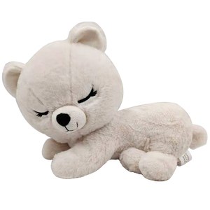 Оптовая продажа, милый подарок на заказ, 13 дюймов, сонный полярный медведь, мягкая плюшевая подушка - Product Image 1