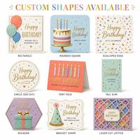 Lot de 4 mini-porte-cartes en carton durable pour cartes-cadeaux d'anniversaire, cartes de remerciement pour enseignants/employés