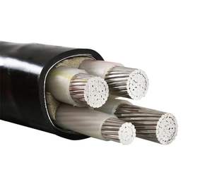Bốn lõi 240 vuông milimet cáp điện Cross-linked polyethylene cách điện băng thép bọc thép lõi nhôm - Product Image 4