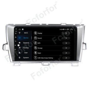 6 + 128GB Android 12,0 coche estéreo Auto unidad principal Radio Video REPRODUCTOR DE DVD Carplay navegación GPS para <span class=keywords><strong>Toyota</strong></span> <span class=keywords><strong>Prius</strong></span> 2010-2015 <span class=keywords><strong>plata</strong></span> - Product Image 5