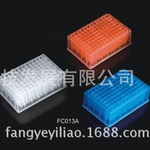 แผ่นไมโครเพลทแบบใช้แล้วทิ้ง FAY ขนาด 1.3 มล. 96 หลุม แบบหลุมลึก ก้นกลม สำหรับการทดสอบการเก็บตัวอย่างในห้องปฏิบัติการ - Product Image 4