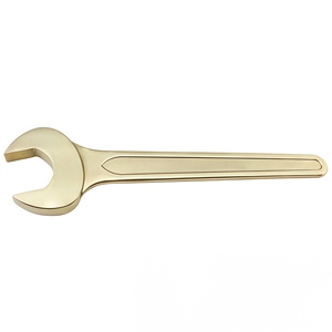 Llave de extremo abierto única de bronce de aluminio antichispas duradera de alto rendimiento para uso en lugares inflamables y explosivos - Product Image 1