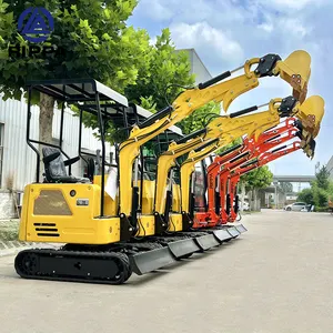 Đào hào Crawler Mini Bagger thủy lực nhỏ Máy xúc kỹ thuật máy móc Micro Digger