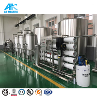 Commercial 500L/1000L RO filtre média système eau potable Membrane Purification eau minérale usine machines de traitement de l'eau