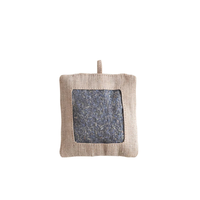 Sachet de lavande en lin naturel avec fenêtre, parfum d'ambiance pour armoire et maison, sachet de lavande séchée pour une air frais, vente en gros