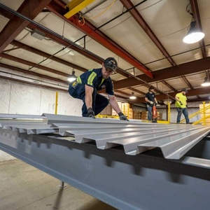 Panneaux de plancher en métal, acier composite galvanisé, résistant au <span class=keywords><strong>feu</strong></span>, haute résistance pour les constructions en dalles de béton - Product Image 5