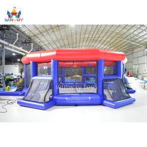 Thương mại lớp lớn kèm theo <span class=keywords><strong>Inflatable</strong></span> đào tạo bóng đá bóng đá lĩnh vực trò chơi cho thể thao và các sự kiện - Product Image 4