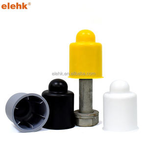 Capuchons et protections hexagonaux en plastique Elehk China pour écrous et boulons, design bombé, M5-M56, pour applications médicales et minières - Product Image 2