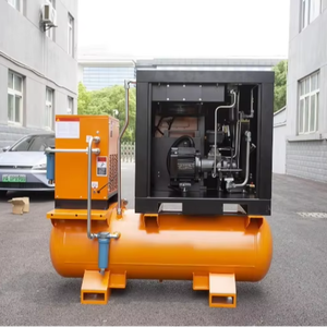 Máquinas de compresores de aire de pistón portátiles de motor diésel portátil eléctrico industrial de alta eficiencia - Product Image 2