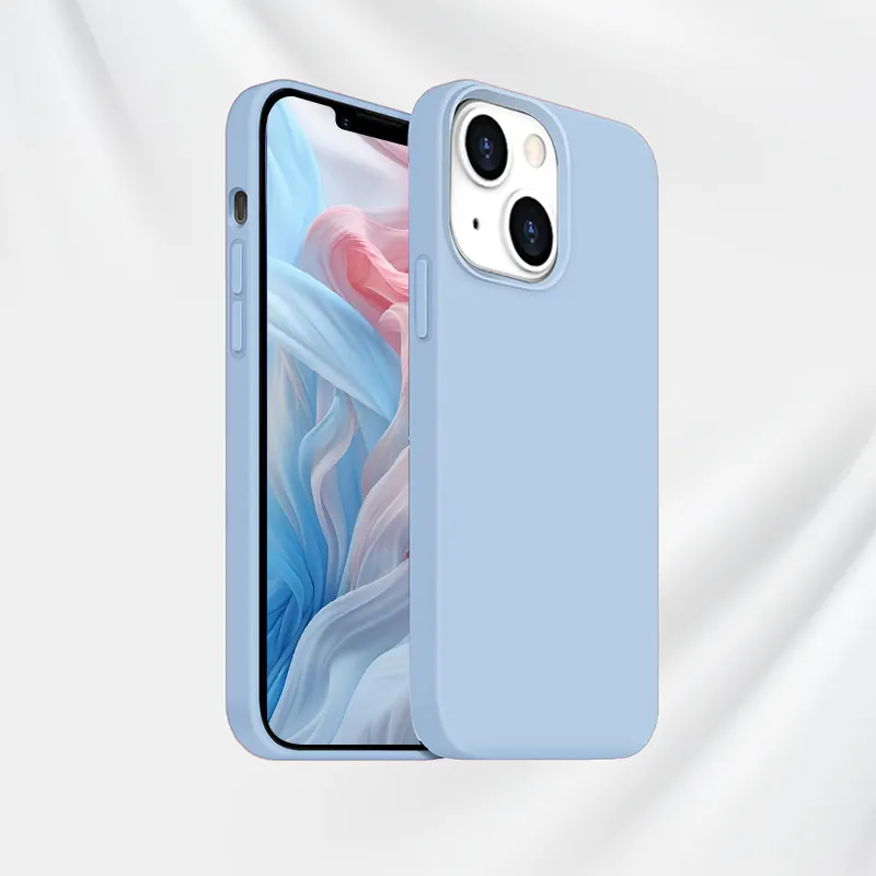 Coque de téléphone portable originale antichoc, étui de téléphone en Silicone liquide avec LOGO personnalisé pour Apple pour iphone 14 13 12 11 Plus Mini Pro Max avec