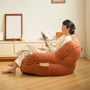 Super doux canapé simple pouf chaise lavable <span class=keywords><strong>adulte</strong></span> sol sièges salon rembourré pouf <span class=keywords><strong>paresseux</strong></span> <span class=keywords><strong>fauteuil</strong></span> salon meubles - Product Image 2