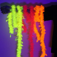 Guirlande murale colorée Nicro, nouveau design, 2 m, en PET fluorescent, avec pendentifs étoiles, décorations pour fêtes néon