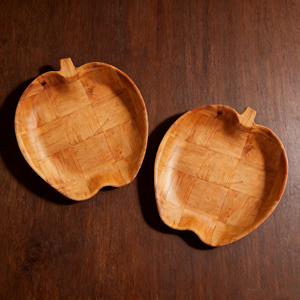 Tazón de Madera de Haya Natural de Alta Calidad, Ecológico, Duradero, Ligero, Vajilla Familiar para la Mesa, para Servir Ensaladas y Comidas Diarias - Product Image 2