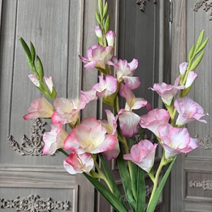 KW-F049 Fiore Artificiale <span class=keywords><strong>di</strong></span> Gladiolo Viola <span class=keywords><strong>di</strong></span> Alta Qualità a Stelo Singolo per Decorazione Domestica - Product Image 5
