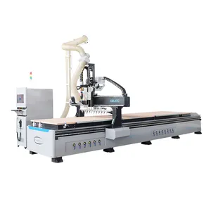 wood cabinet maker machine auto drilling woodworking cnc router 1325 for panel furniture